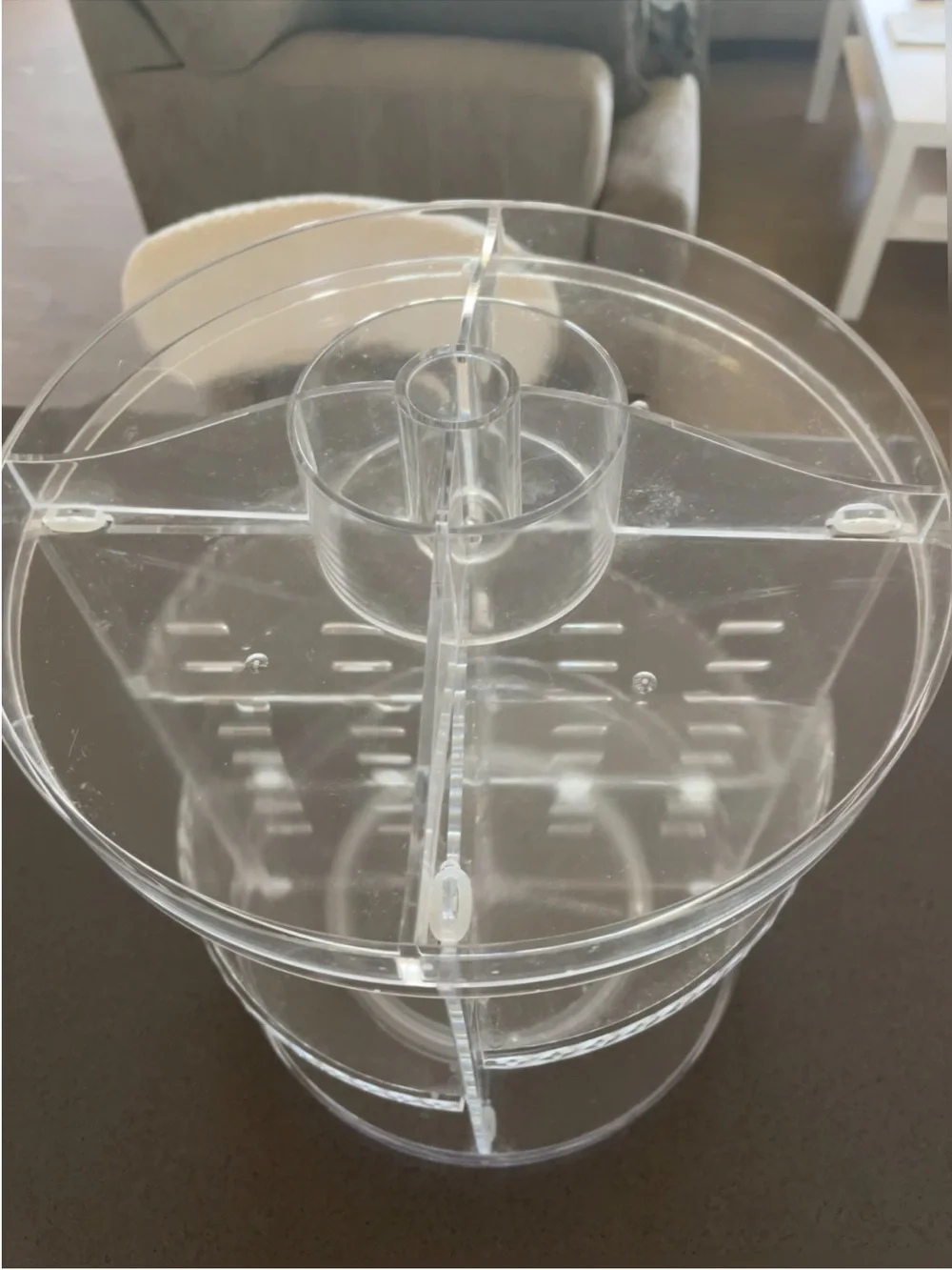 Clear 360° Rotating Makeup and Cosmetic Organizer - Clear